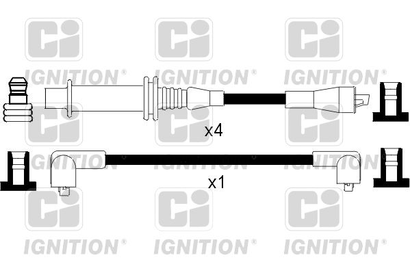 QUINTON HAZELL Augstsprieguma vadu komplekts XC448